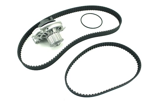 Registerreimsett med vannpumpe