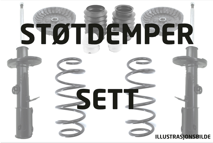 Støtdemper- og fjærsett