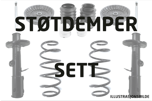 Støtdemper- og fjærsett