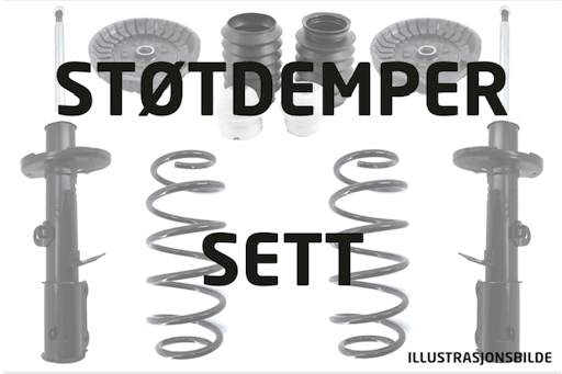Støtdemper- og fjærsett