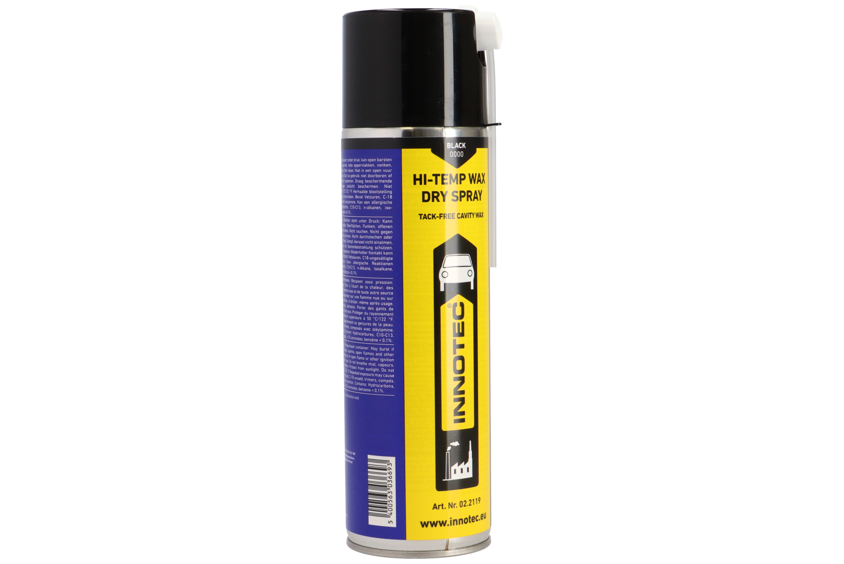 Innotec Hi-Temp Wax Spray Dry Svart