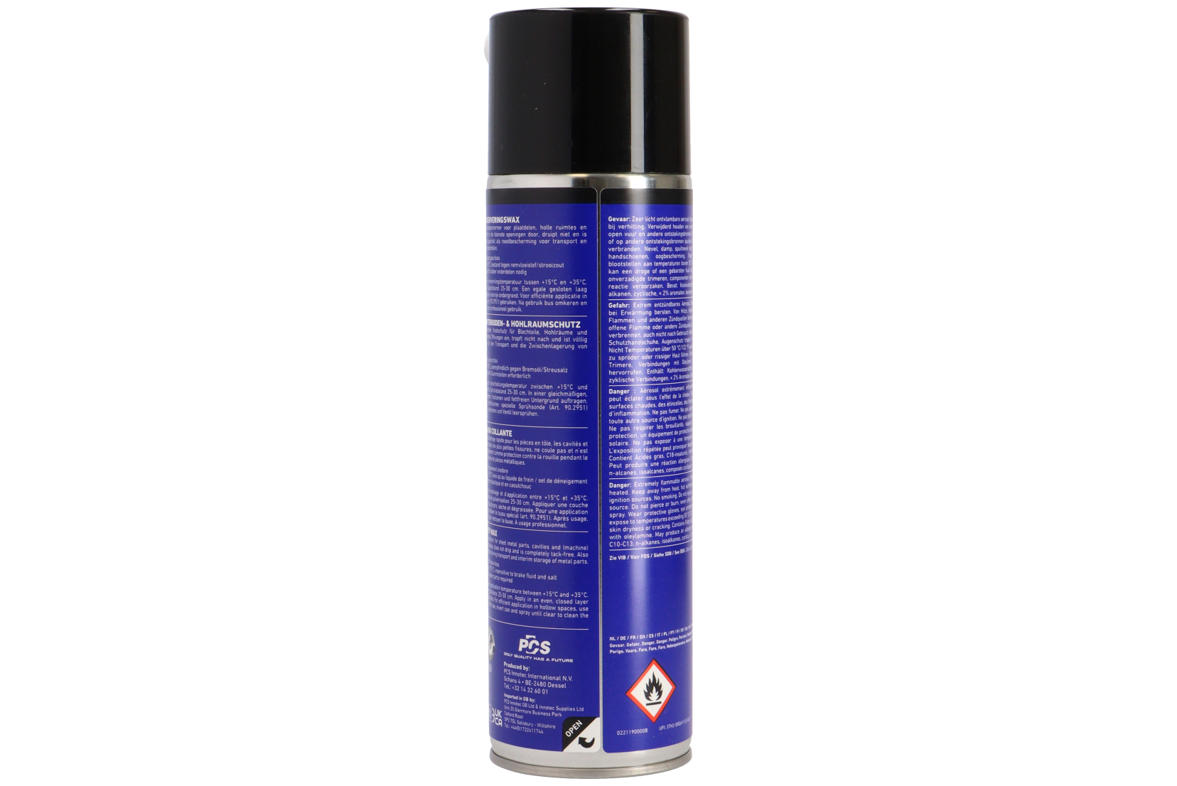Innotec Hi-Temp Wax Spray Dry Svart
