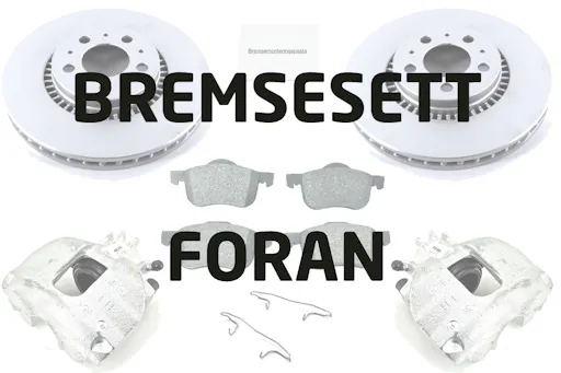 Bremsesett med calipere