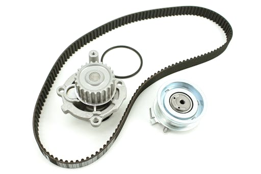 Registerreimsett med vannpumpe