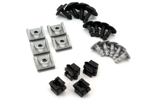 Plate under motor, monteringssett