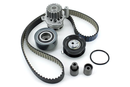 Registerreimsett med vannpumpe