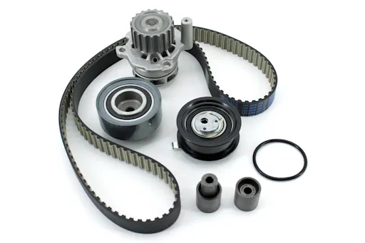 Registerreimsett med vannpumpe