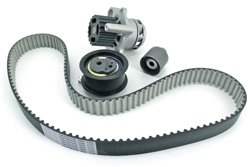 Registerreimsett med vannpumpe