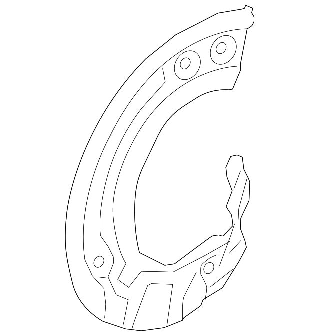 Bremseskjold til BMW