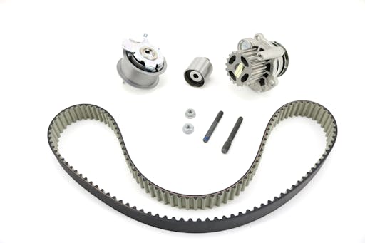 Registerreimsett med vannpumpe