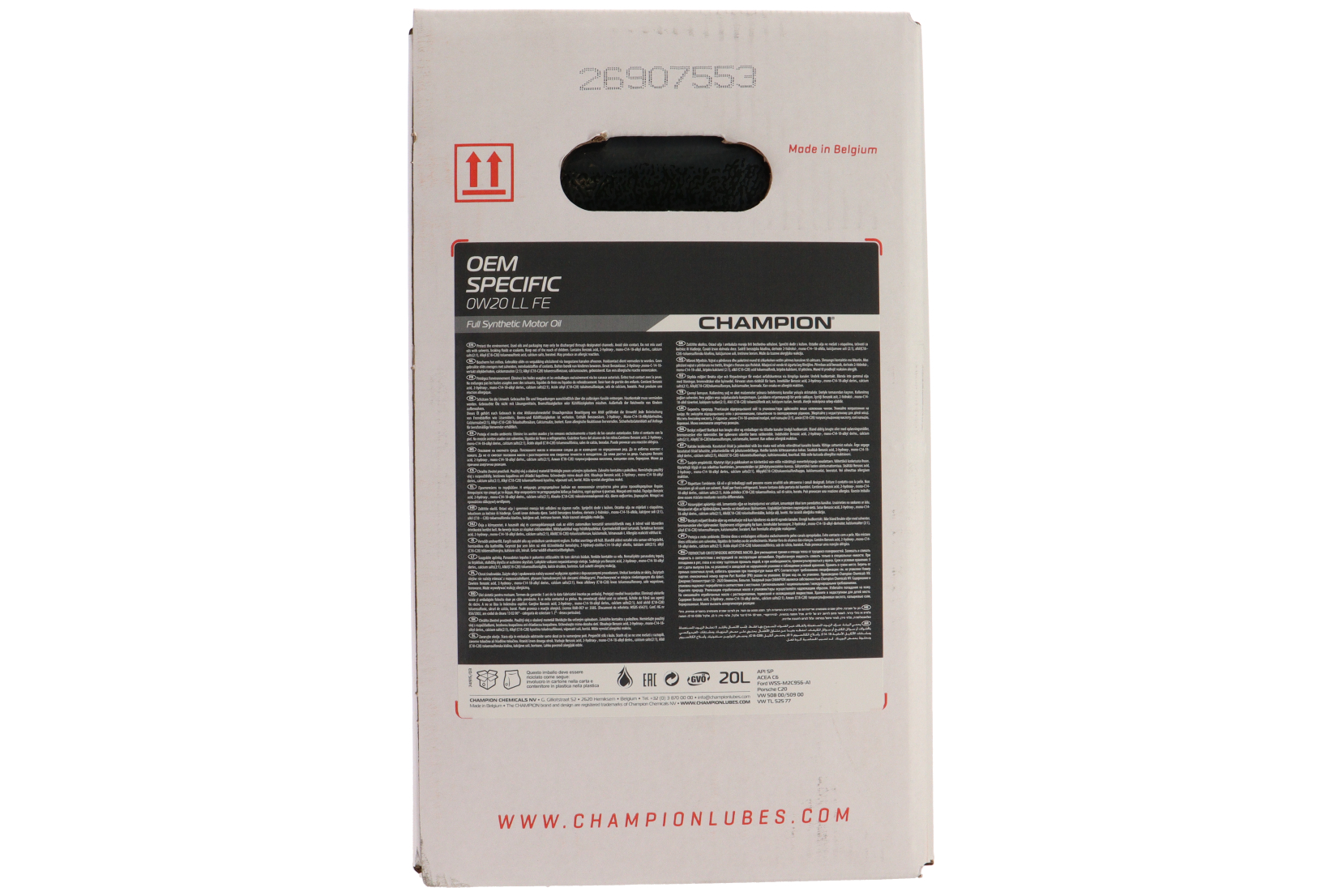 Champion OEM Specific 0W-20 Longlife FE 20L