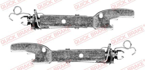 Bremsesko, justeringsenhet