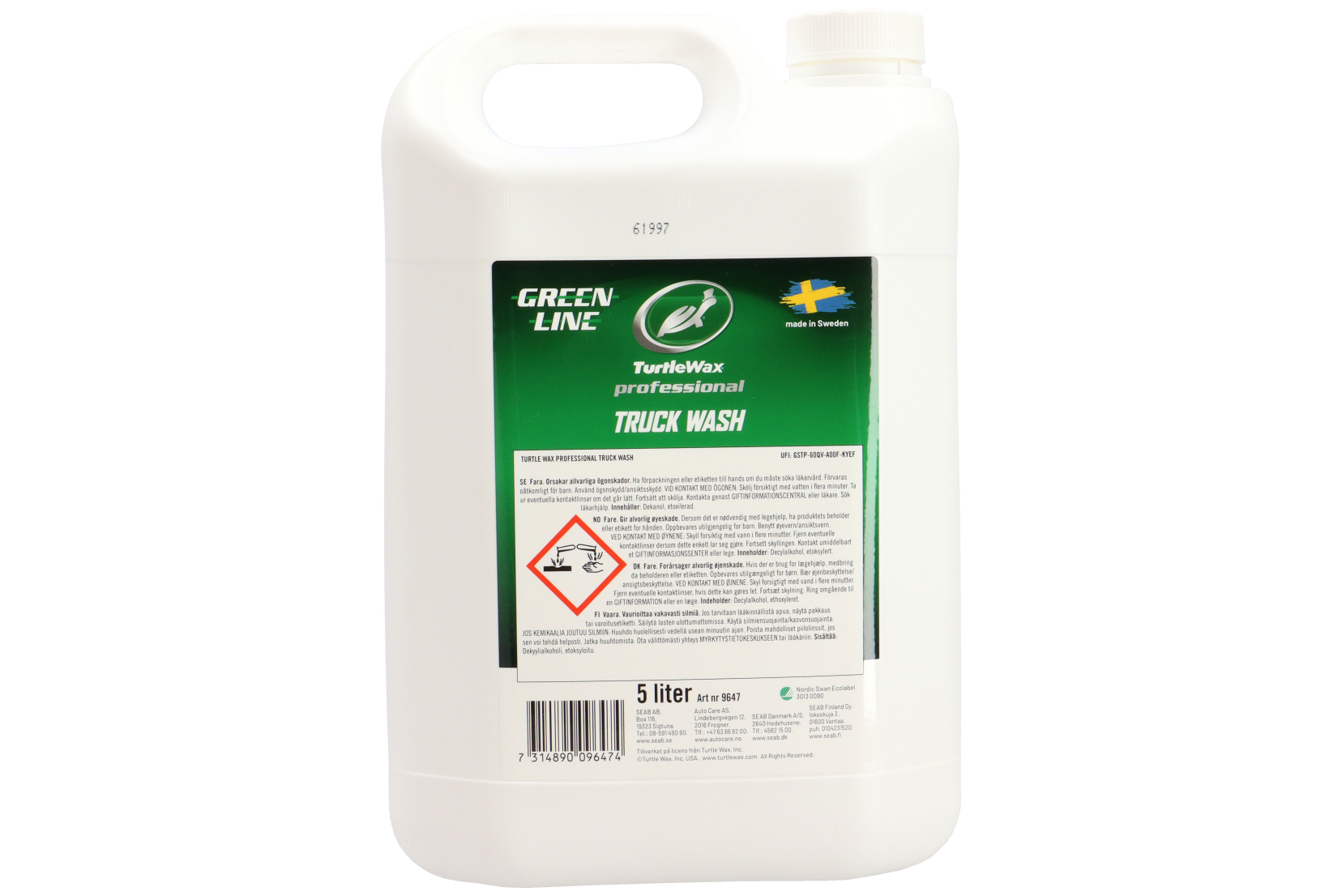 Turtle Wax Pro Truck Wash 5L