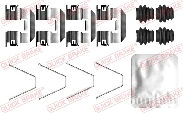 Bremseklosser, monteringssett