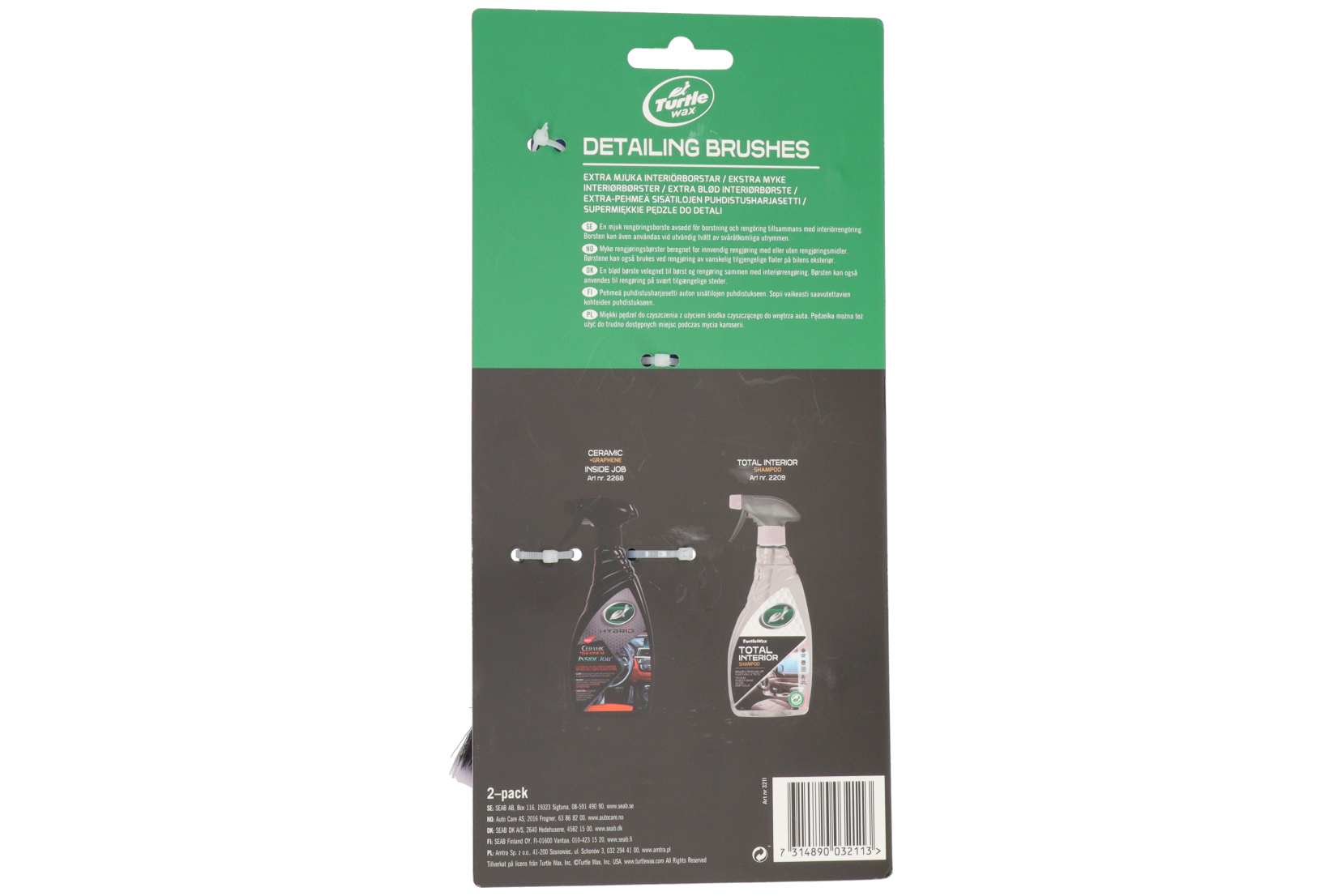 Turtle Wax Detailing Brushes