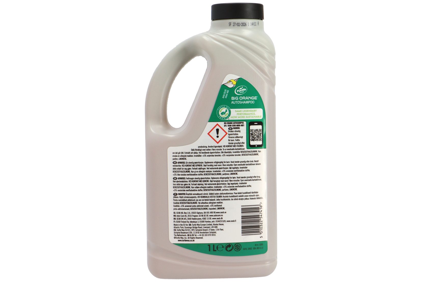 Turtle Wax Big Orange Bilshampo