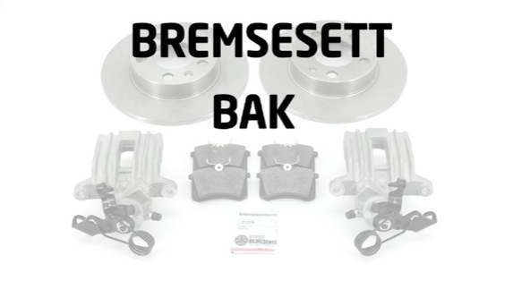 Bremsesett med calipere