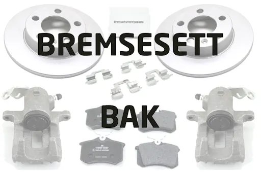 Bremsesett med calipere