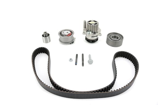 Registerreimsett med vannpumpe