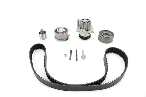 Registerreimsett med vannpumpe