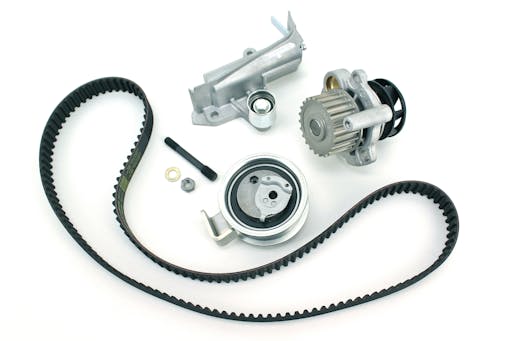 Registerreimsett med vannpumpe