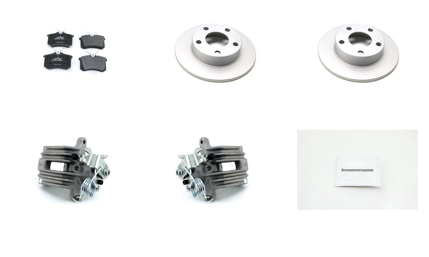 Bremsesett med calipere