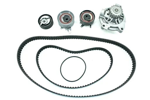 Registerreimsett med vannpumpe