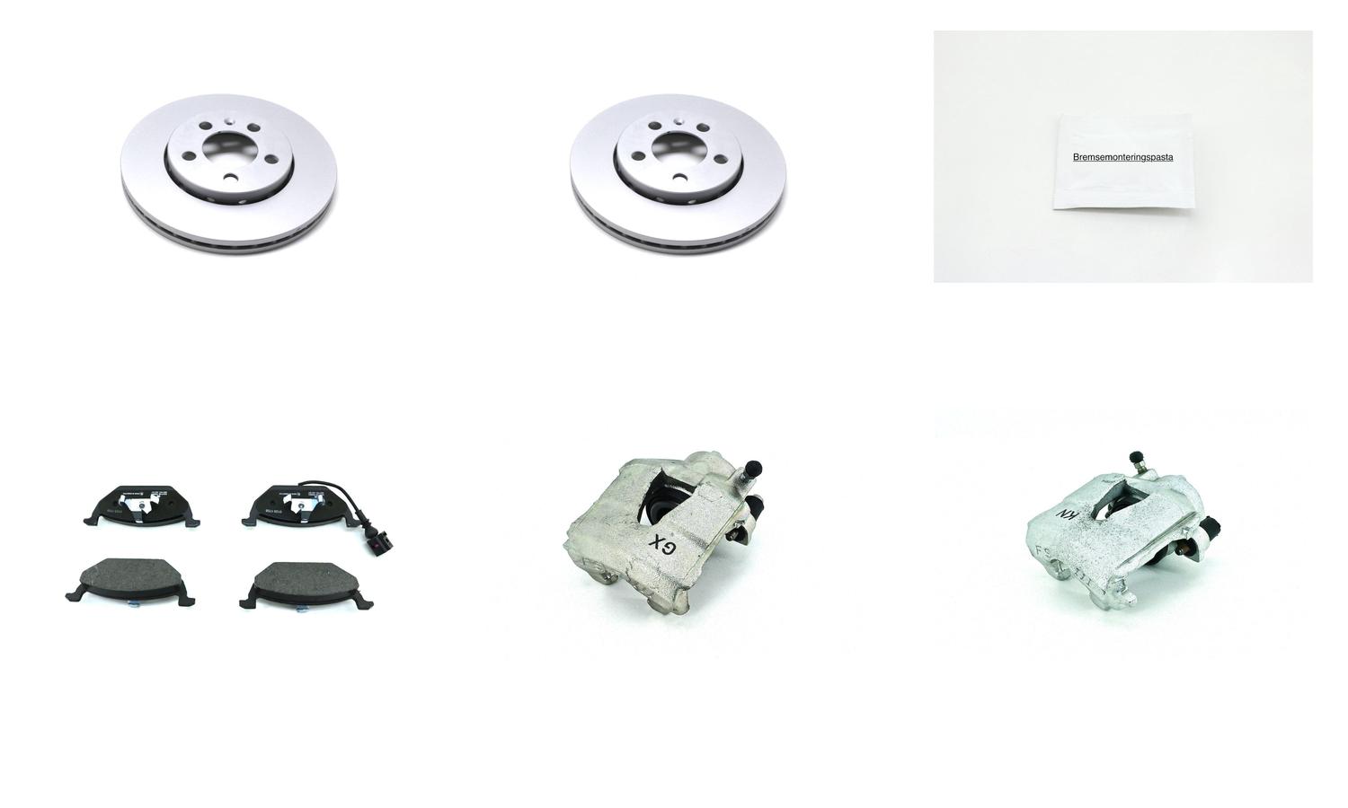 Bremsesett med calipere