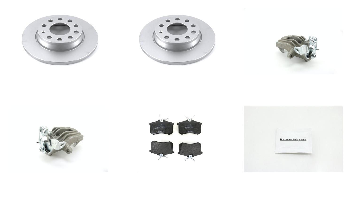 Bremsesett med calipere