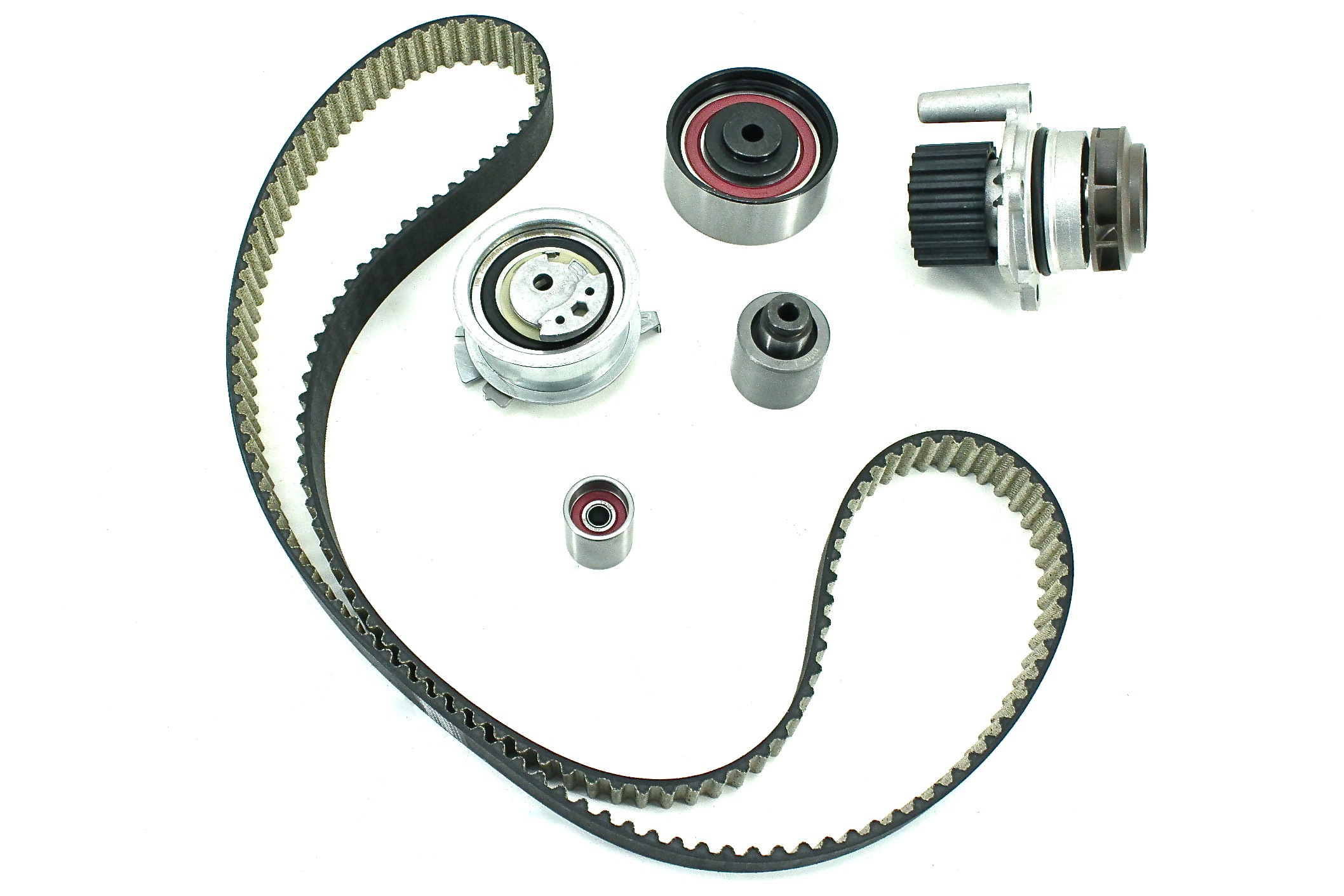 Registerreimsett med vannpumpe