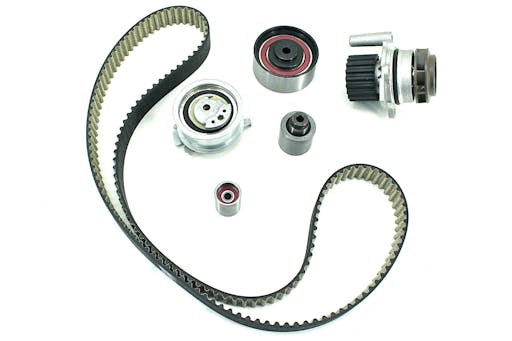 Registerreimsett med vannpumpe