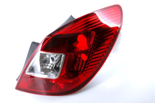 Baklykt, glødepære