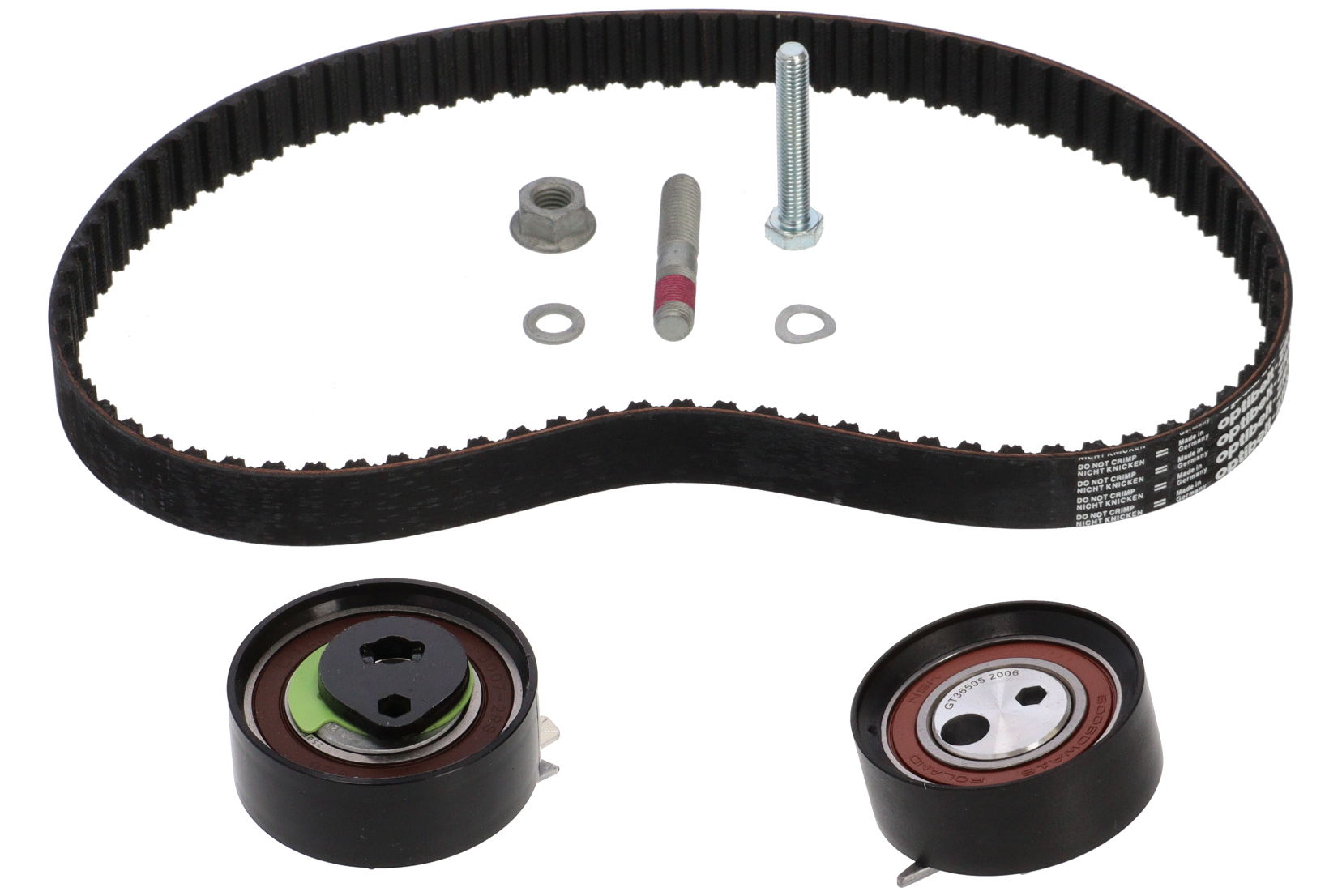 Registerreimsett uten vannpumpe