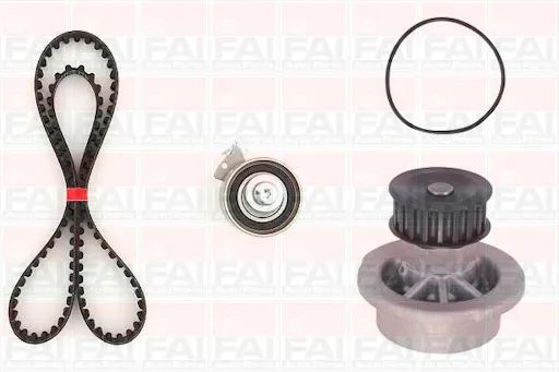 Registerreimsett med vannpumpe