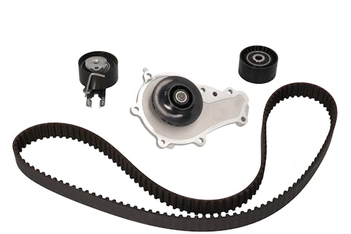 Registerreimsett med vannpumpe