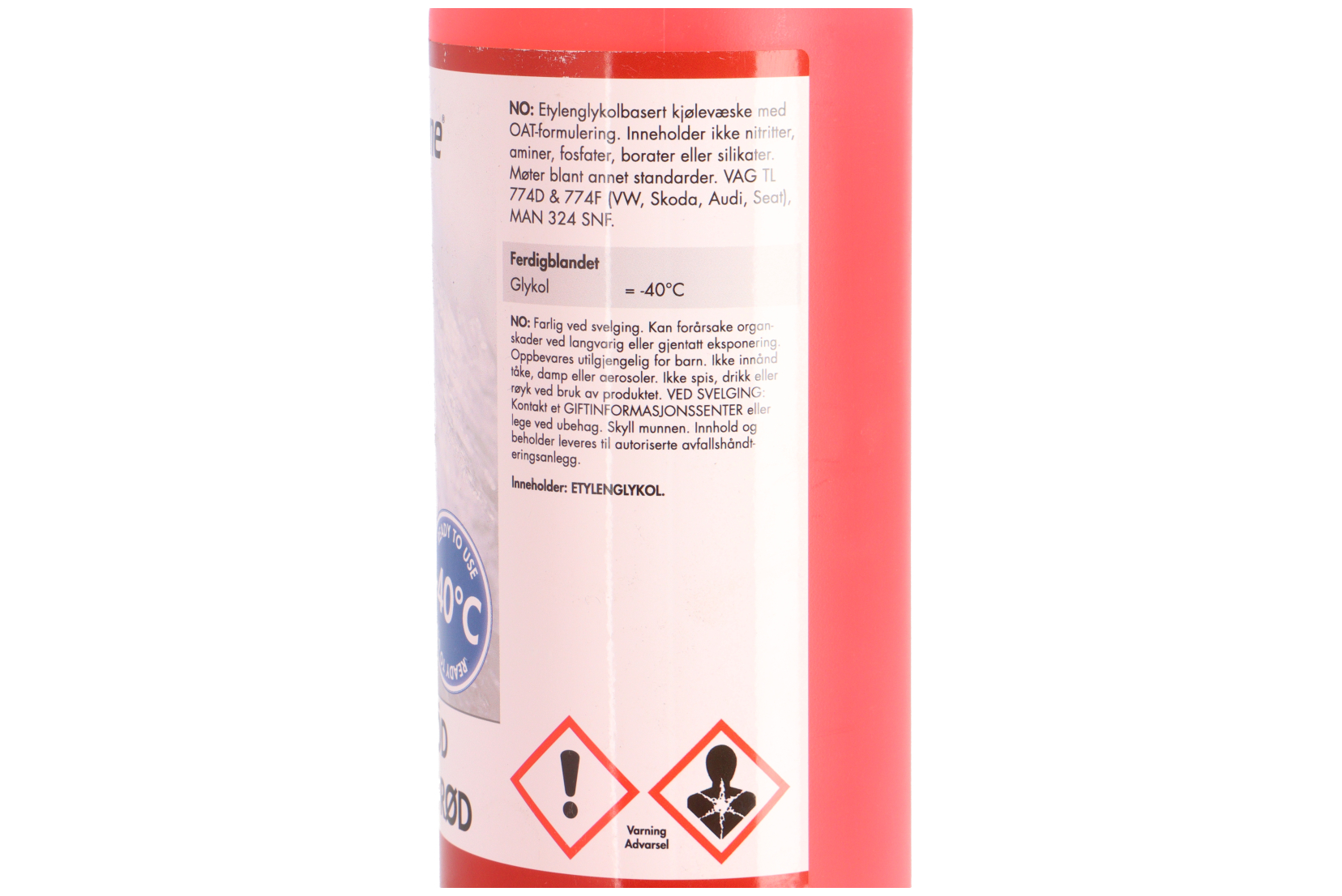 Frostvæske, ferdigblandet