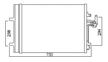 Radiator til aircondition