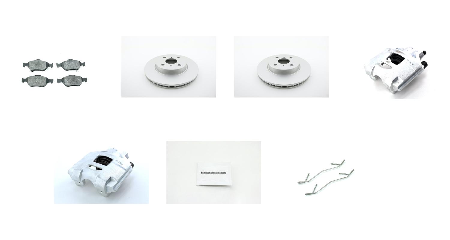 Bremsesett med calipere