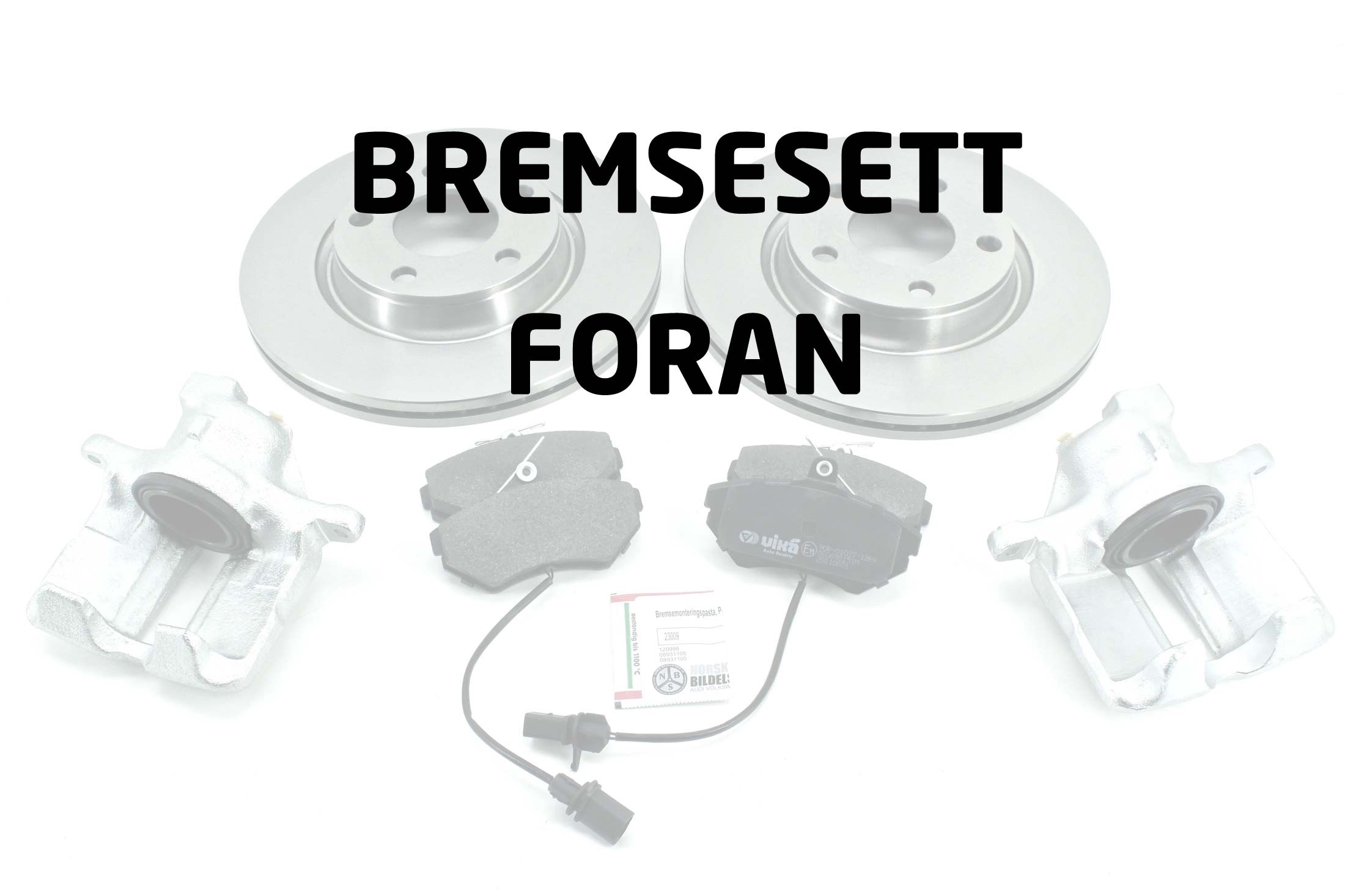 Bremsesett med calipere