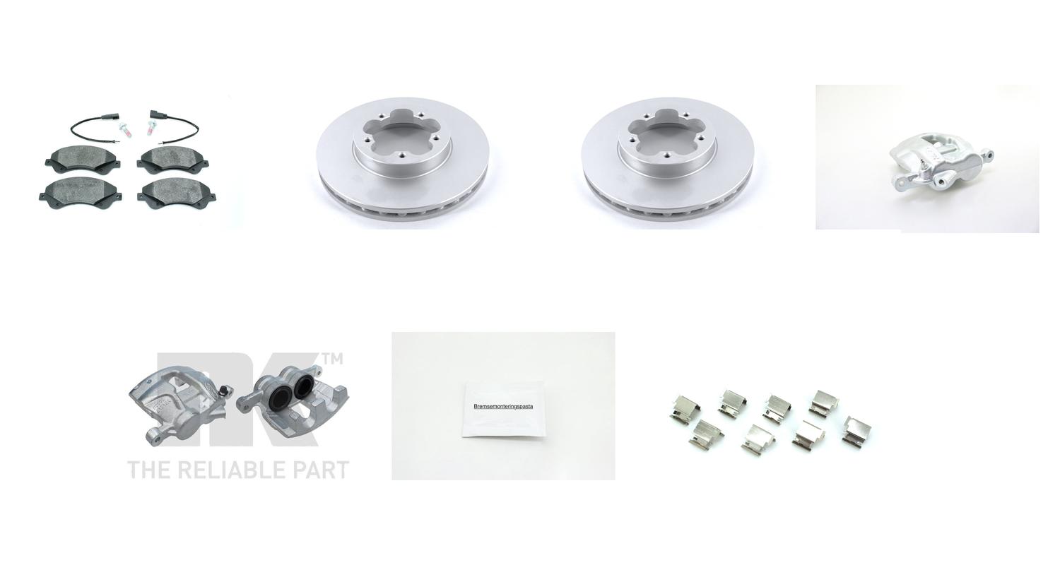 Bremsesett med calipere