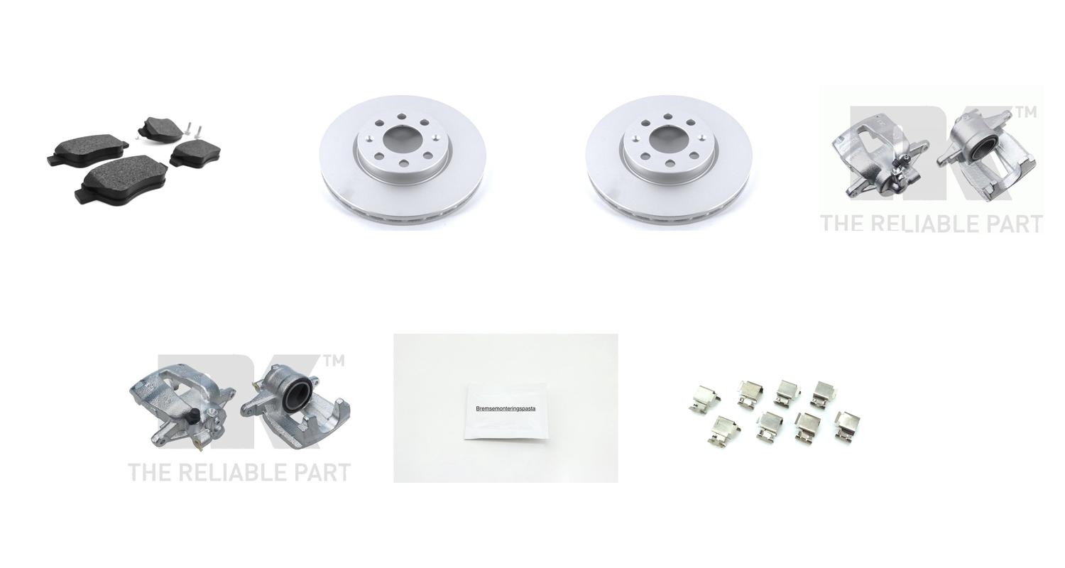 Bremsesett med calipere