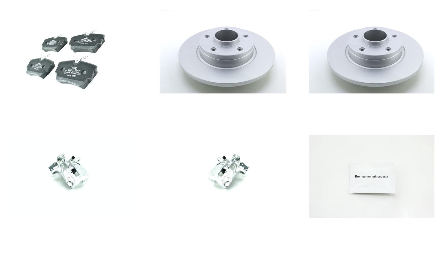 Bremsesett med calipere