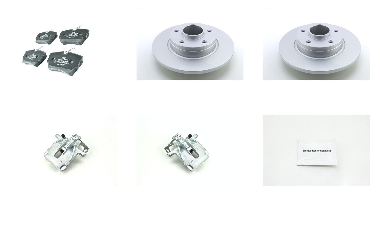 Bremsesett med calipere