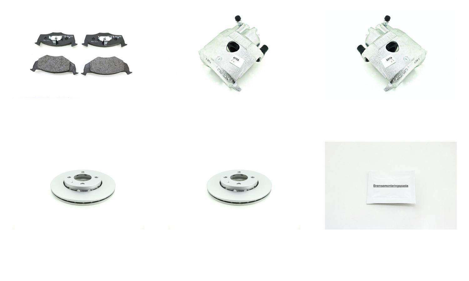 Bremsesett med calipere