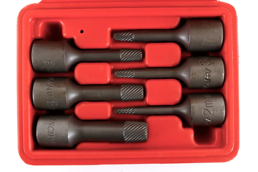 Skrue/bolt uttrekkersett 3/8" 6 stk