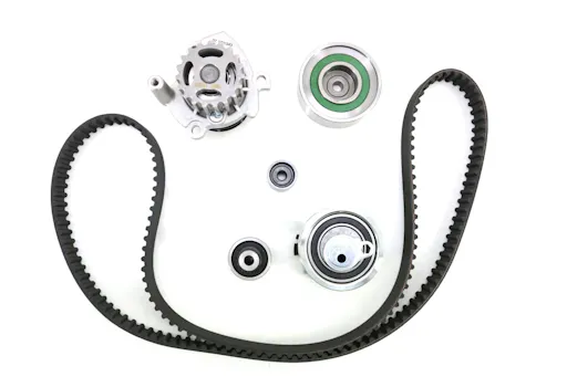 Registerreimsett med vannpumpe