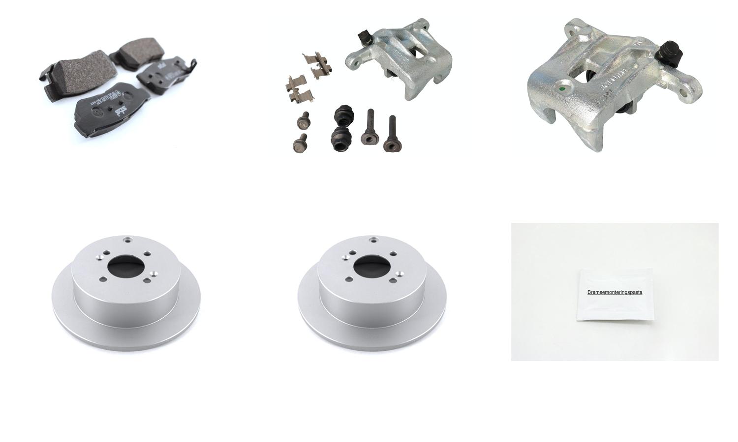 Bremsesett med calipere