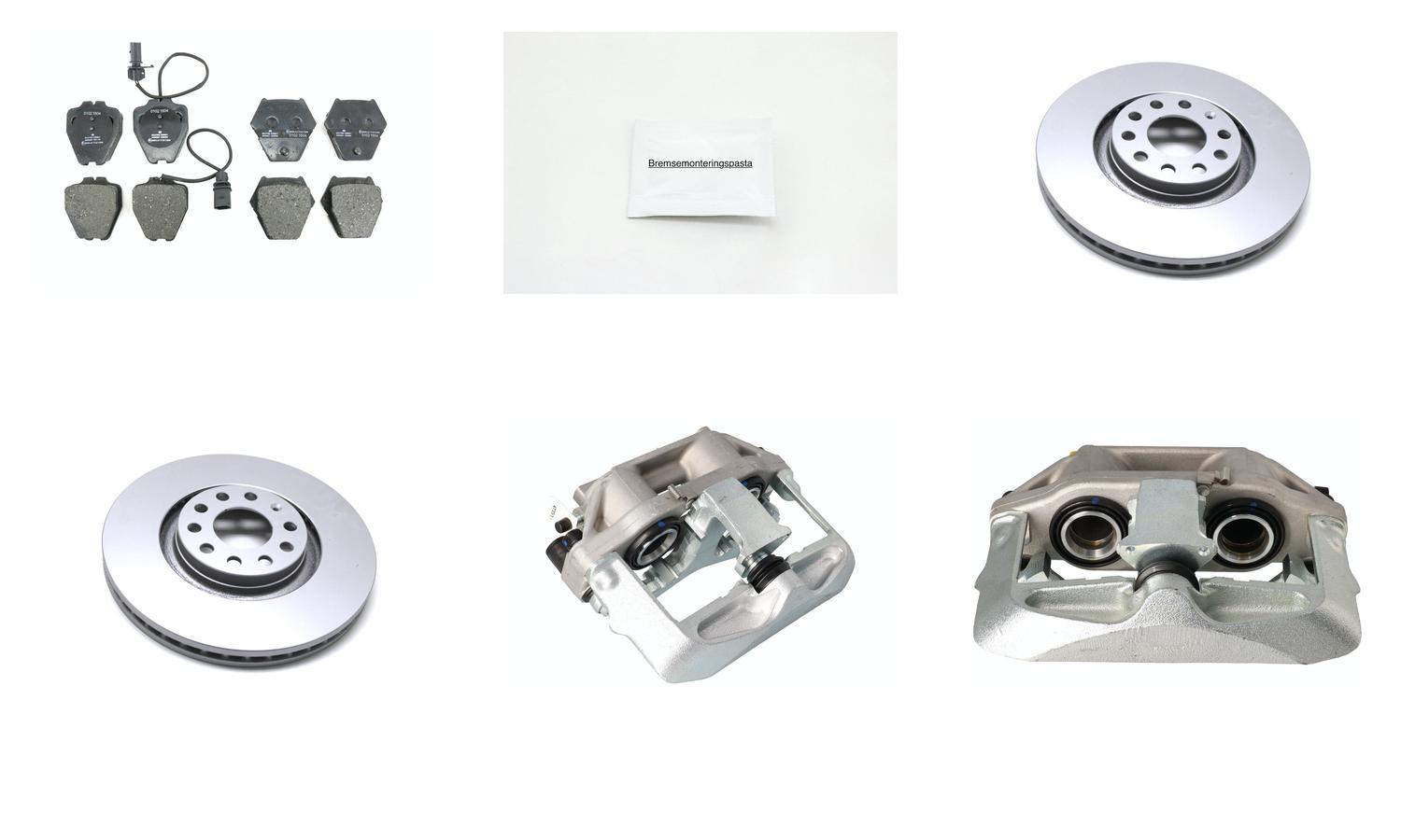 Bremsesett med calipere