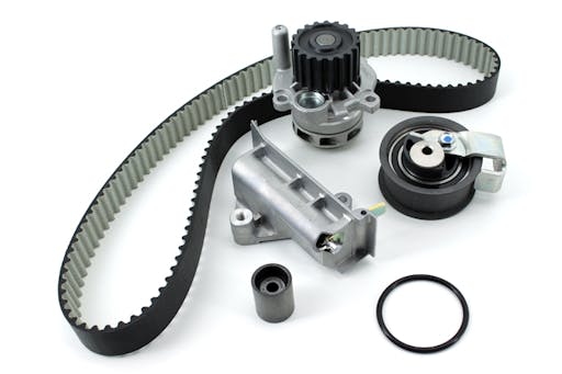 Registerreimsett med vannpumpe