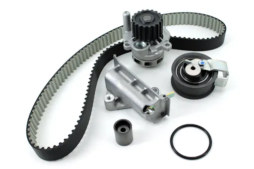 Registerreimsett med vannpumpe